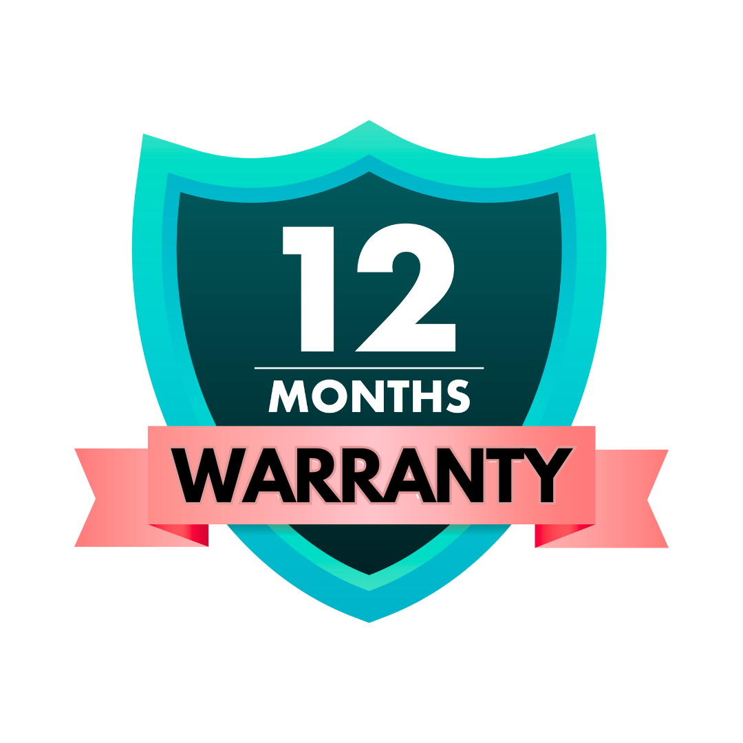12 Month Warranty